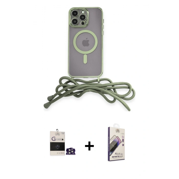 MARSİLYAN™- iPhone 14 Pro Max Kılıf Eksen Özel Seri - Siyah Bilvis 3D Mat Cam Ekran Koruyucu + Bilvis Titan Kamera Lens - GS