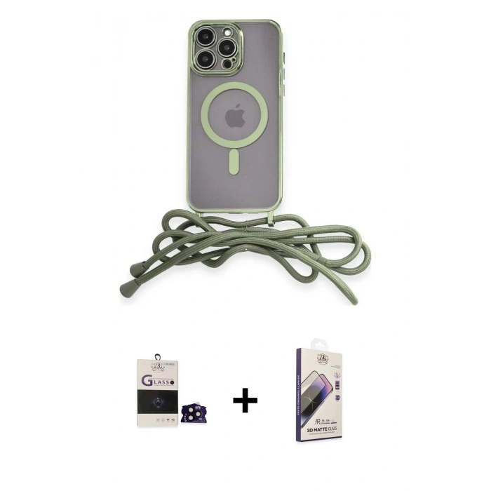 MARSİLYAN™- iPhone 14 Pro Max Kılıf Eksen Özel Seri - Siyah Bilvis 3D Mat Cam Ekran Koruyucu + Siyah Bilvis Titan Kamera Lens