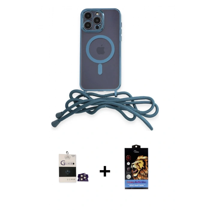 MARSİLYAN™- iPhone 14 Pro Max Kılıf Eksen Özel Seri - Siyah Buffer Hayalet Cam Ekran Koruyucu + Bilvis Titan Kamera Lens - GD
