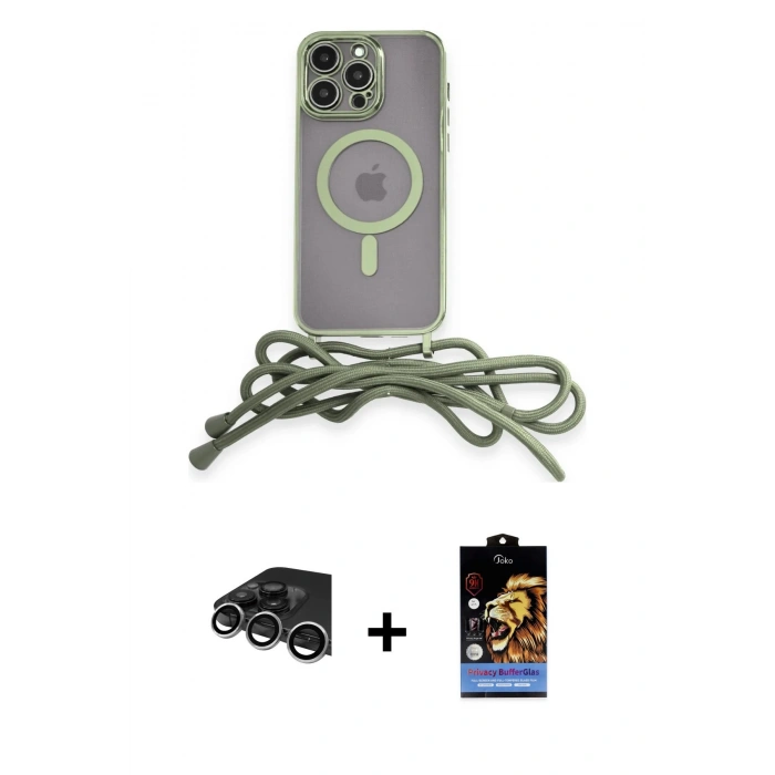MARSİLYAN™- iPhone 14 Pro Max Kılıf Eksen Özel Seri - Siyah Buffer Hayalet Cam Ekran Koruyucu + Raze Metal Kamera Lens - GS