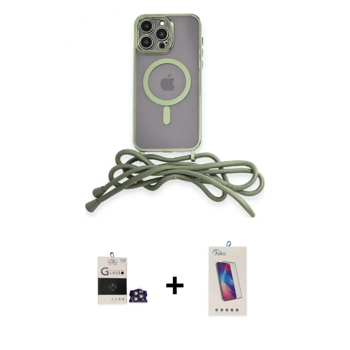 MARSİLYAN™- iPhone 14 Pro Max Kılıf Eksen Özel Seri - Siyah Joko 5D Cam + Bilvis Titan Kamera Lens - GS