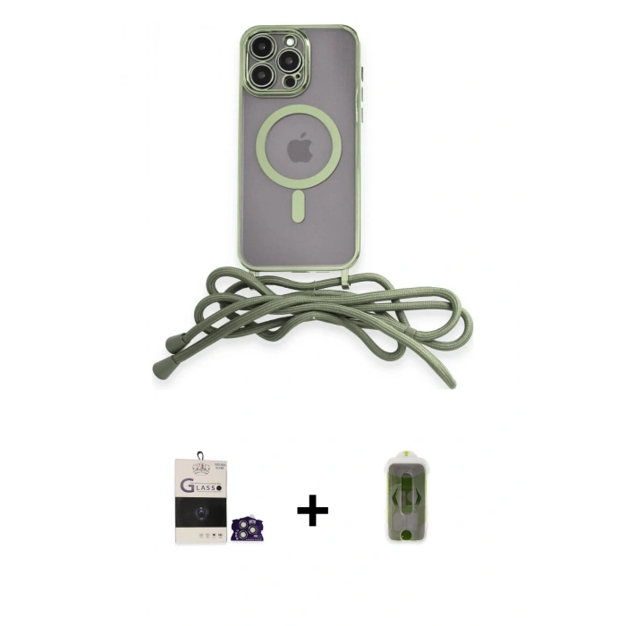 MARSİLYAN™- iPhone 14 Pro Max Kılıf Eksen Özel Seri - Siyah Joko Magic 5D Hayalet Cam + Bilvis Titan Kamera Lens - GS