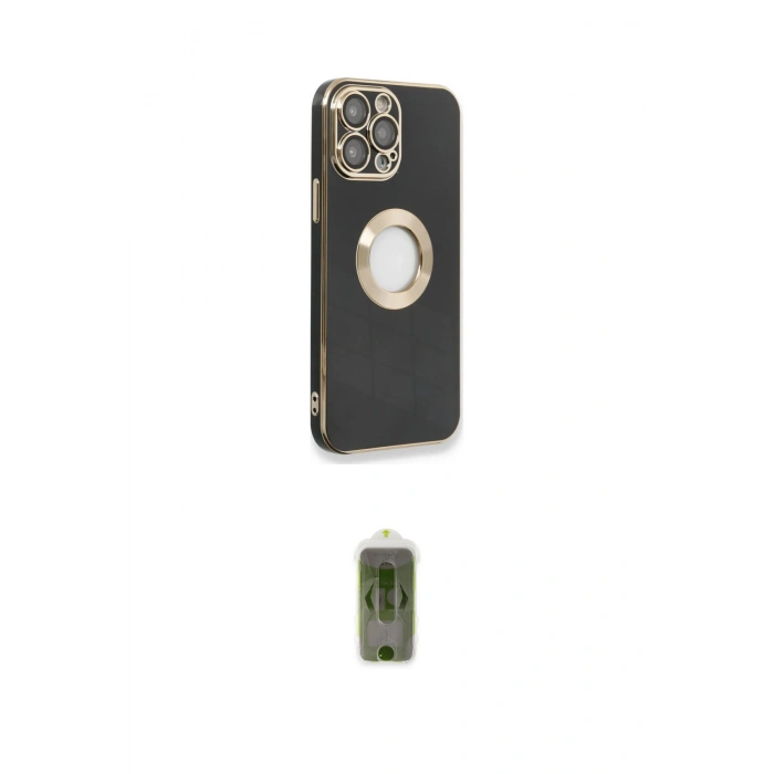 MARSİLYAN™- iPhone 14 Pro Max Kılıf İz Form Serisi - Siyah Joko Magic 5D Hayalet Cam