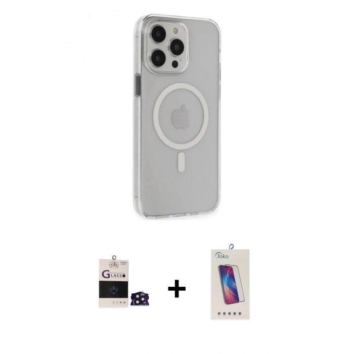 MARSİLYAN™- iPhone 14 Pro Max Kılıf Kıvılcım Asil Özel Seri - Siyah Joko 5D Cam + Bilvis Titan Kamera Lens - DNMR