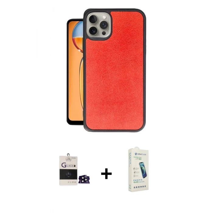 MARSİLYAN™- iPhone 14 Pro Max Kılıf Kıvılcım Işık Serisi - Şeffaf Pasifik Cam Ekran Koruyucu + Bilvis Titan Kamera Lens - SH