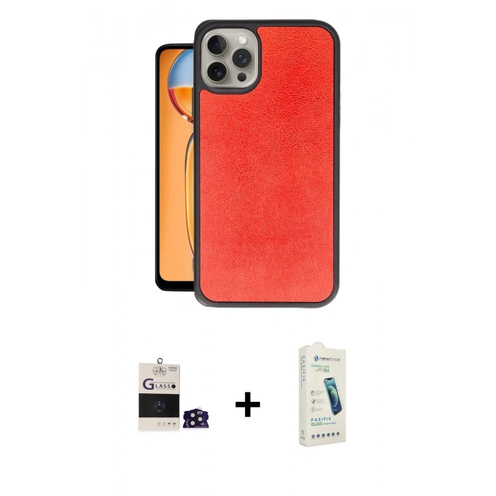 MARSİLYAN™- iPhone 14 Pro Max Kılıf Kıvılcım Işık Serisi - Şeffaf Pasifik Cam Ekran Koruyucu + Derin Mor Bilvis Titan Kamera Lens