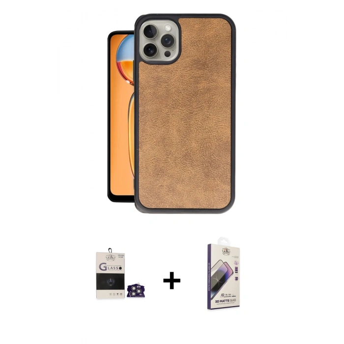 MARSİLYAN™- iPhone 14 Pro Max Kılıf Kıvılcım Işık Serisi - Siyah Bilvis 3D Mat Cam Ekran Koruyucu + Bilvis Titan Kamera Lens - GS