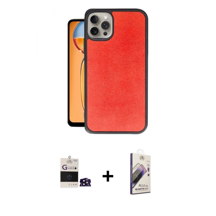 MARSİLYAN™- iPhone 14 Pro Max Kılıf Kıvılcım Işık Serisi - Siyah Bilvis 3D Mat Cam Ekran Koruyucu + Bilvis Titan Kamera Lens - DNMR
