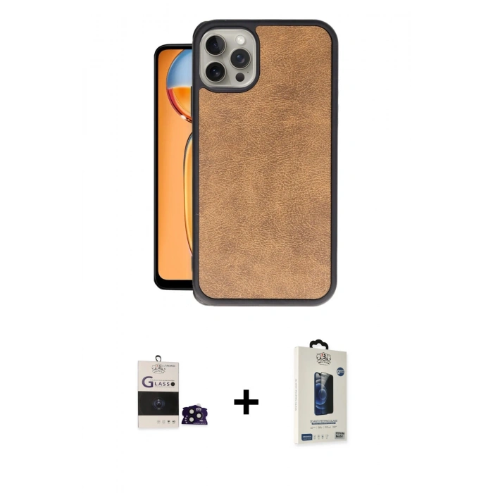 MARSİLYAN™- iPhone 14 Pro Max Kılıf Kıvılcım Işık Serisi - Siyah Bilvis Hayalet Cam Ekran Koruyucu + Bilvis Titan Kamera Lens - SH
