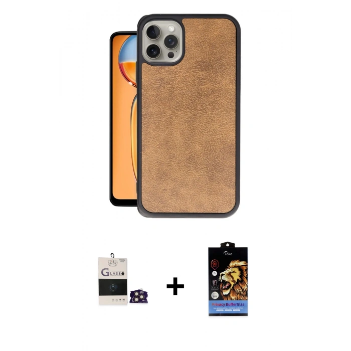 MARSİLYAN™- iPhone 14 Pro Max Kılıf Kıvılcım Işık Serisi - Siyah Buffer Hayalet Cam Ekran Koruyucu + Bilvis Titan Kamera Lens - GD