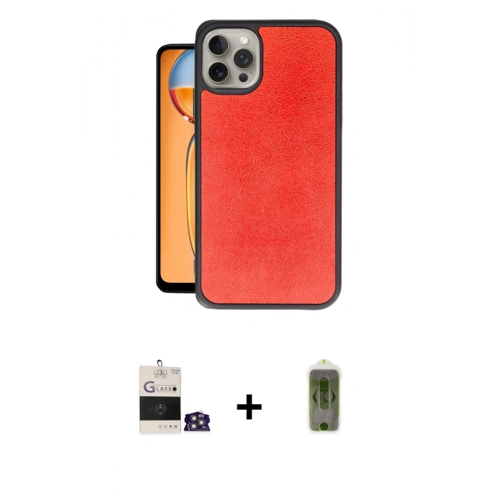 MARSİLYAN™- iPhone 14 Pro Max Kılıf Kıvılcım Işık Serisi - Siyah Joko Magic 5D Hayalet Cam + Bilvis Titan Kamera Lens - GS