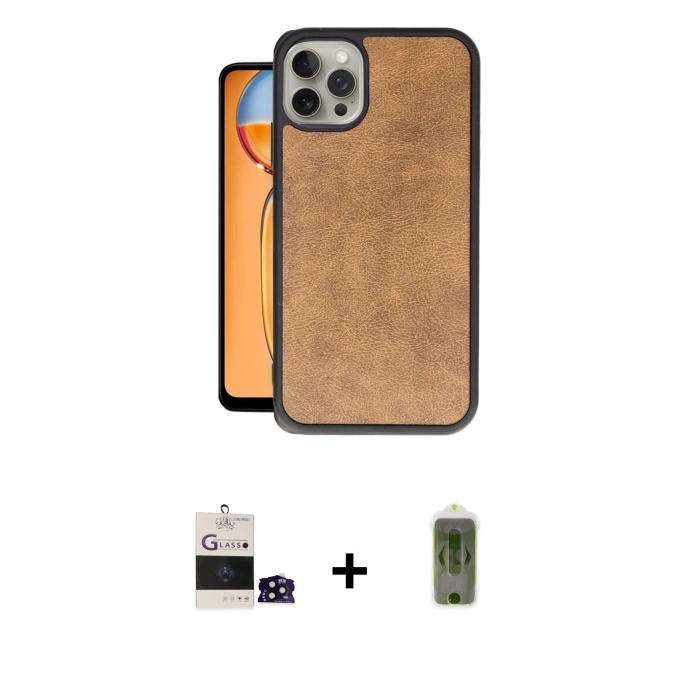 MARSİLYAN™- iPhone 14 Pro Max Kılıf Kıvılcım Işık Serisi - Siyah Joko Magic 5D Hayalet Cam + Bilvis Titan Kamera Lens - SH