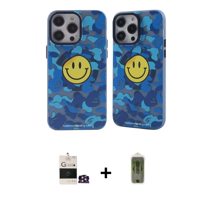 MARSİLYAN™- iPhone 14 Pro Max Kılıf Nova Doku Koleksiyonu - Siyah Joko Magic 5D Hayalet Cam + Bilvis Titan Kamera Lens - GD