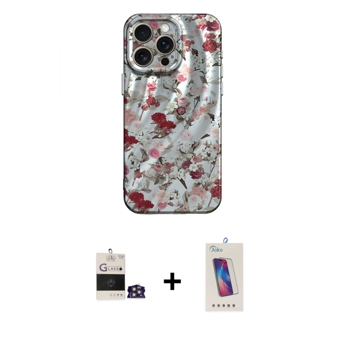MARSİLYAN™- iPhone 14 Pro Max Kılıf Nova Doku Prime - Siyah Joko 5D Cam + Bilvis Titan Kamera Lens - GS