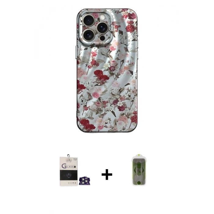 MARSİLYAN™- iPhone 14 Pro Max Kılıf Nova Doku Prime - Siyah Joko Magic 5D Hayalet Cam + Bilvis Titan Kamera Lens - GS