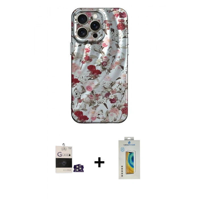MARSİLYAN™- iPhone 14 Pro Max Kılıf Nova Doku Prime - Siyah Polymer Nano Ekran Koruyucu + Bilvis Titan Kamera Lens - GS
