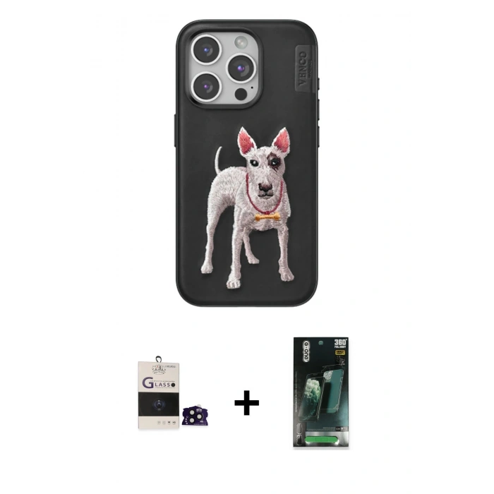 MARSİLYAN™- iPhone 14 Pro Max Kılıf Nova Form Koleksiyonu - Şeffaf 360 Full Body Arka Koruyucu + Bilvis Titan Kamera Lens - SH