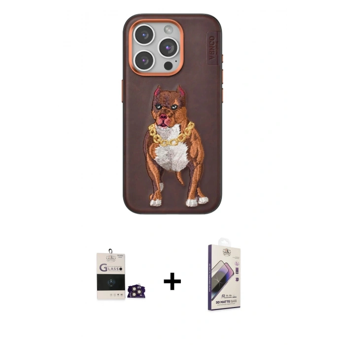 MARSİLYAN™- iPhone 14 Pro Max Kılıf Nova Form Koleksiyonu - Siyah Bilvis 3D Mat Cam Ekran Koruyucu + Bilvis Titan Kamera Lens - GD