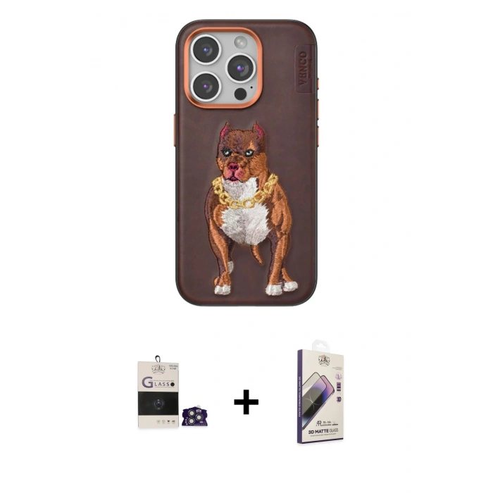 MARSİLYAN™- iPhone 14 Pro Max Kılıf Nova Form Koleksiyonu - Siyah Bilvis 3D Mat Cam Ekran Koruyucu + Bilvis Titan Kamera Lens - GS