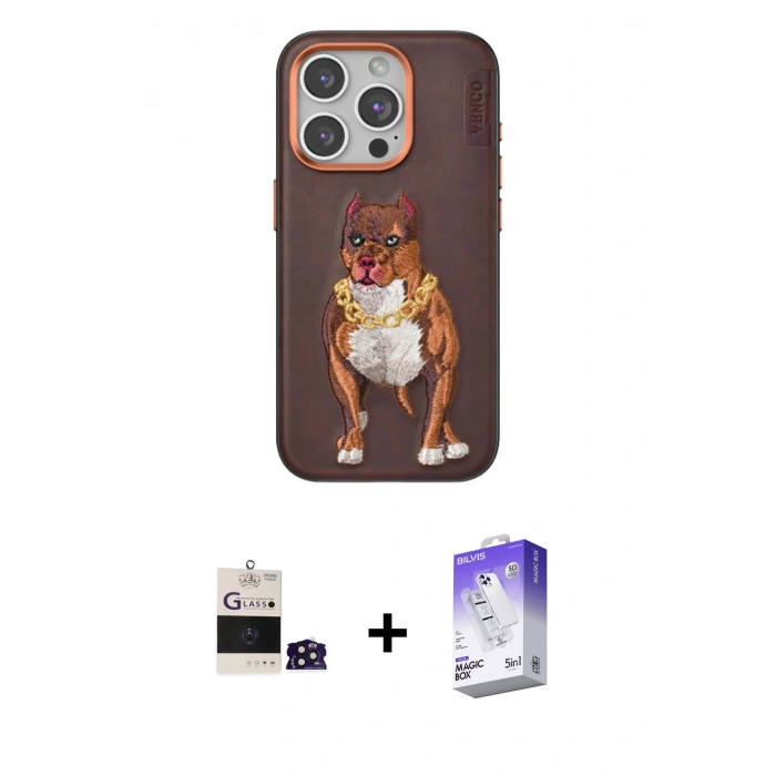 MARSİLYAN™- iPhone 14 Pro Max Kılıf Nova Form Koleksiyonu - Siyah Bilvis 5in1 3D Magic Cam Ekran Koruyucu + Bilvis Titan Kamera Lens - DNMR