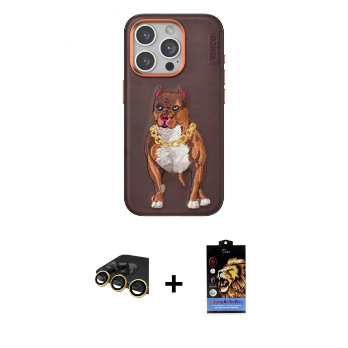 MARSİLYAN™- iPhone 14 Pro Max Kılıf Nova Form Koleksiyonu - Siyah Buffer Hayalet Cam Ekran Koruyucu + Raze Metal Kamera Lens - GD