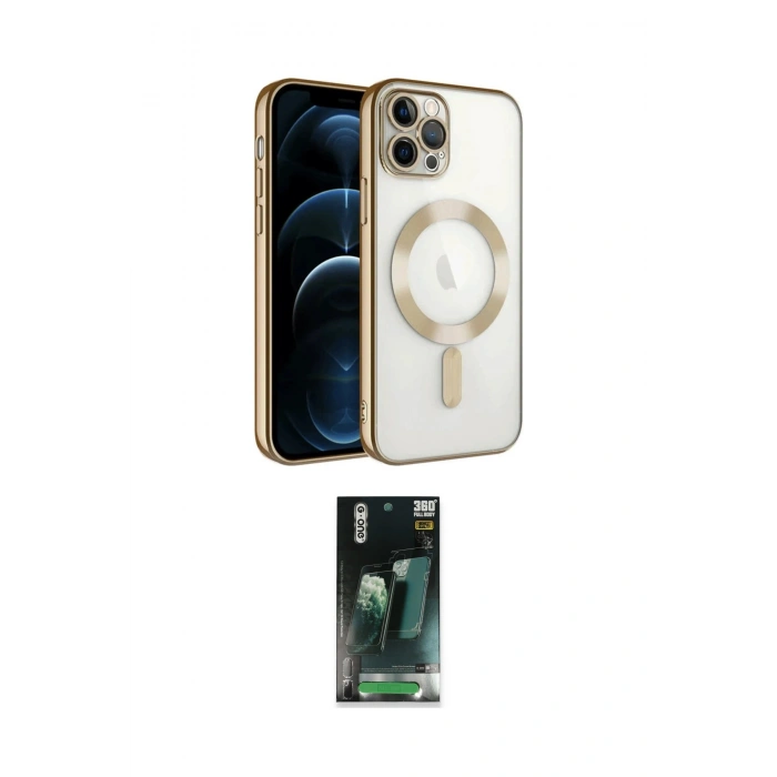 MARSİLYAN™- iPhone 14 Pro Max Kılıf Nova Işık Özel Seri - Siyah 360 Mat Full Body Arka Koruyucu