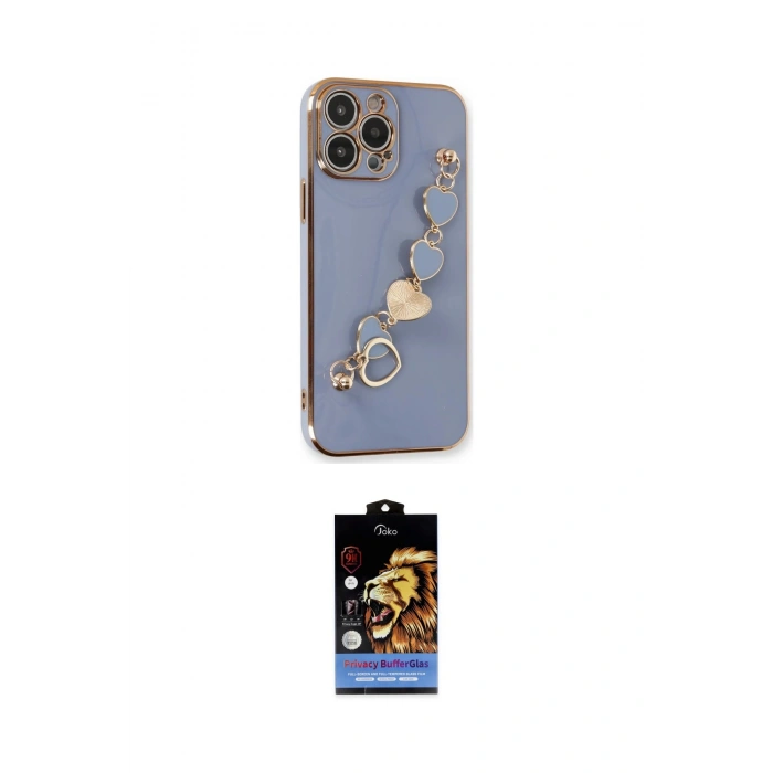 MARSİLYAN™- iPhone 14 Pro Max Kılıf Nova Işık Prime - Siyah Buffer Hayalet Cam Ekran Koruyucu