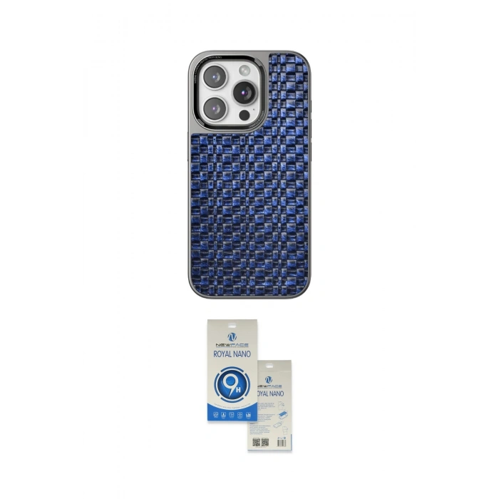 MARSİLYAN™- iPhone 14 Pro Max Kılıf Siluet Form Serisi - Şeffaf Royal Nano Ekran Koruyucu