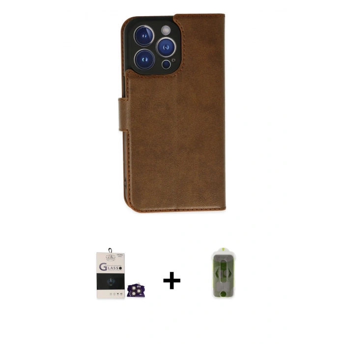MARSİLYAN™- iPhone 14 Pro Max Kılıf Siluet Işık Serisi - Siyah Joko Magic 5D Hayalet Cam + Bilvis Titan Kamera Lens - GD