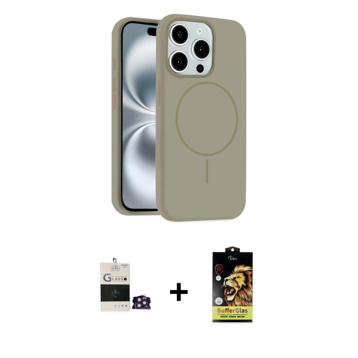 MARSİLYAN™- iPhone 14 Pro Max Kılıf Yankı Form Serisi - Siyah Buffer Cam Ekran Koruyucu + Bilvis Titan Kamera Lens - GD