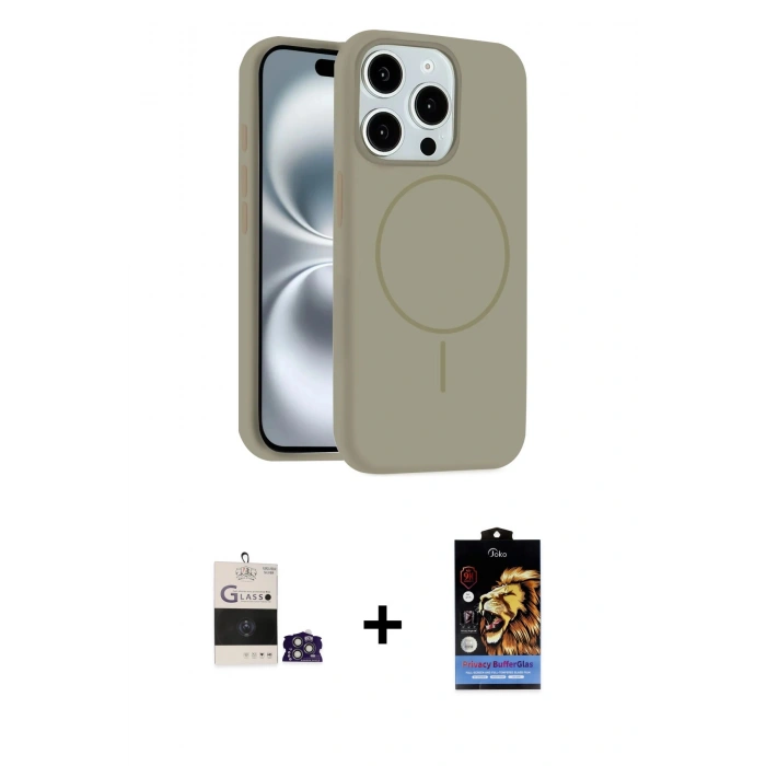 MARSİLYAN™- iPhone 14 Pro Max Kılıf Yankı Form Serisi - Siyah Buffer Hayalet Cam Ekran Koruyucu + Bilvis Titan Kamera Lens - GS