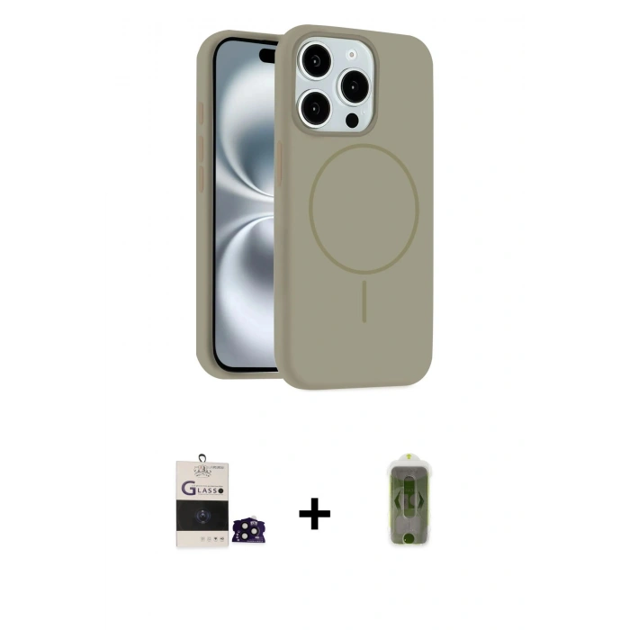 MARSİLYAN™- iPhone 14 Pro Max Kılıf Yankı Form Serisi - Siyah Joko Magic 5D Hayalet Cam + Siyah Bilvis Titan Kamera Lens