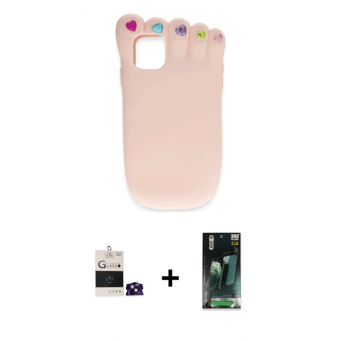 MARSİLYAN™- iPhone 15 Kılıf Akış Yansıma - Siyah 360 Mat Full Body Arka Koruyucu + Bilvis Titan Kamera Lens - YL