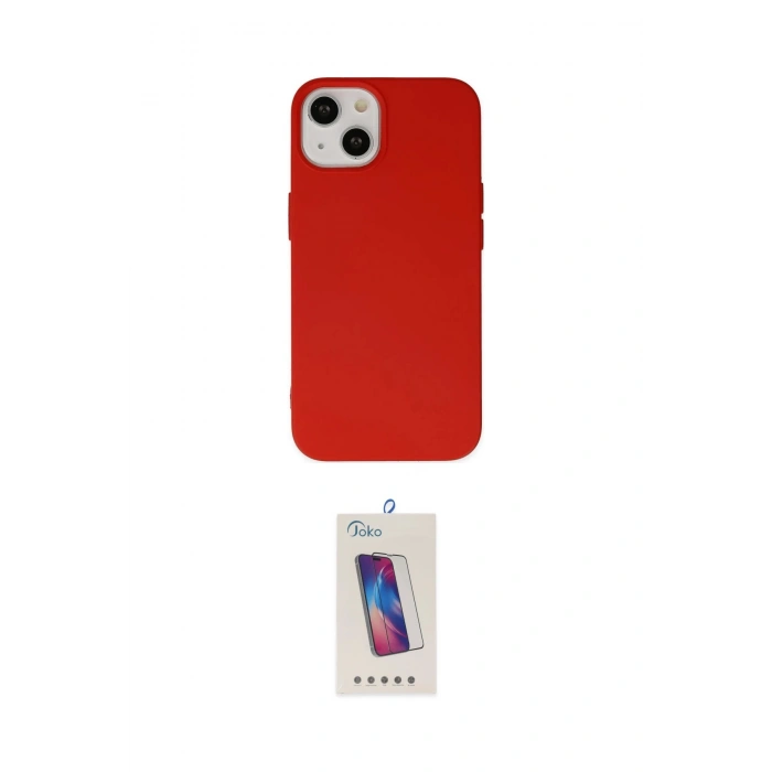 MARSİLYAN™- iPhone 15 Pro Kılıf Ahenk Serisi - Siyah Joko 5D Cam