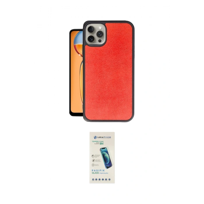 MARSİLYAN™- iPhone 15 Pro Kılıf Kıvılcım Işık Serisi - Şeffaf Pasifik Cam Ekran Koruyucu