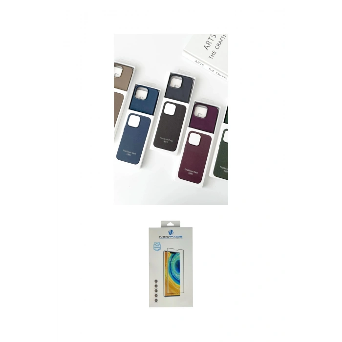 MARSİLYAN™- iPhone 15 Pro Kılıf Pusula Modern - Siyah Polymer Nano Ekran Koruyucu
