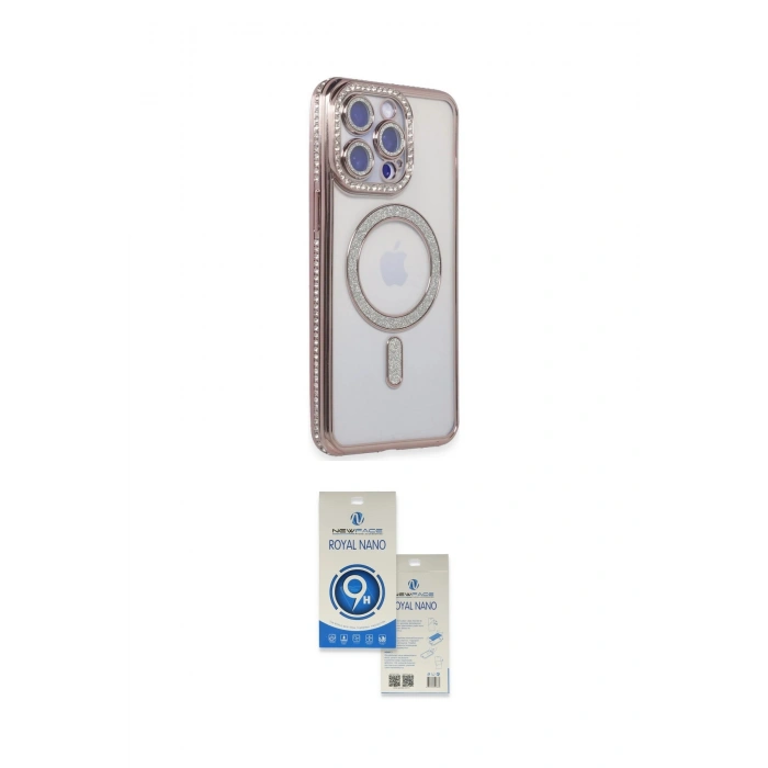 MARSİLYAN™- iPhone 15 Pro Kılıf Zirve Doku Prime - Şeffaf Royal Nano Ekran Koruyucu