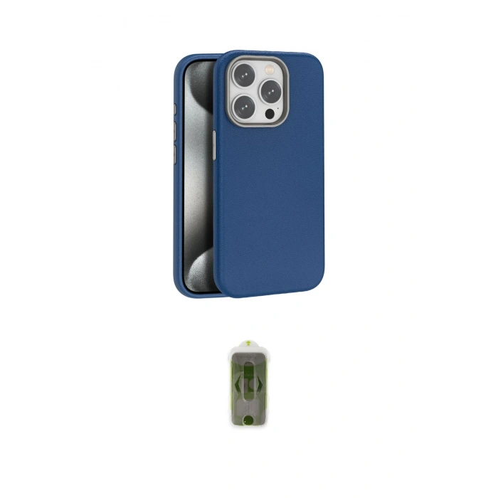 MARSİLYAN™- iPhone 15 Pro Kılıf Zirve Modern Prime - Siyah Joko Magic 5D Hayalet Cam