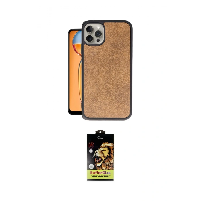 MARSİLYAN™- iPhone 15 Pro Max Kılıf Kıvılcım Işık Serisi - Siyah Buffer Cam Ekran Koruyucu