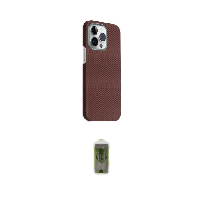 MARSİLYAN™- iPhone 15 Pro Max Kılıf Kozmos Klasik Prime - Siyah Joko Magic 5D Hayalet Cam