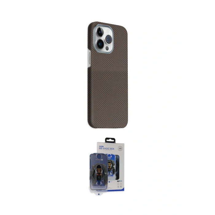MARSİLYAN™- iPhone 15 Pro Max Kılıf Kozmos Klasik Prime - Siyah Vanessa Magic Cam