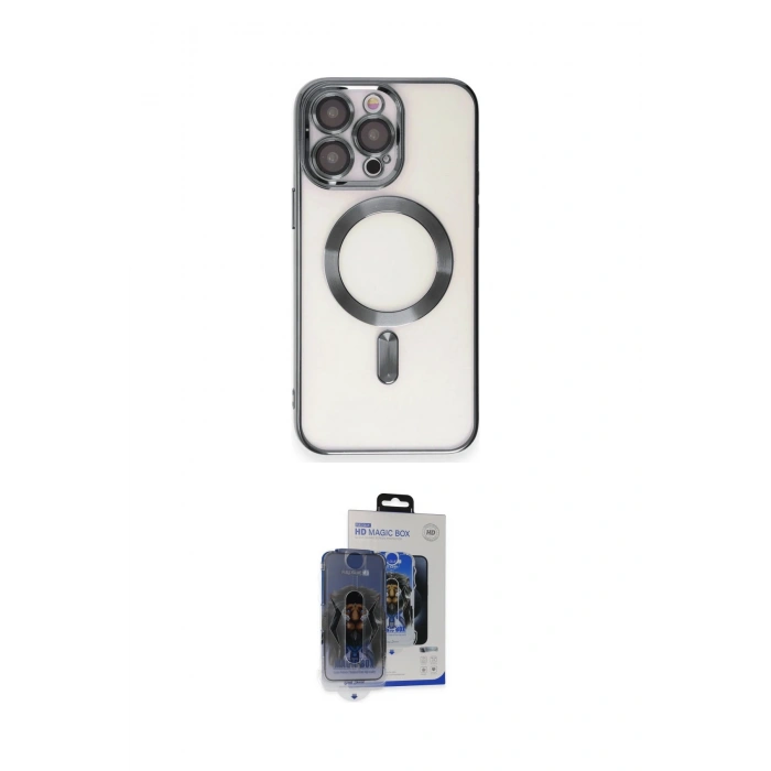 MARSİLYAN™- iPhone 15 Pro Max Kılıf Nova Işık Özel Seri - Siyah Vanessa Magic Cam