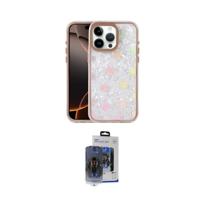 MARSİLYAN™- iPhone 15 Pro Max Kılıf Odak Prime - Siyah Vanessa Magic Cam