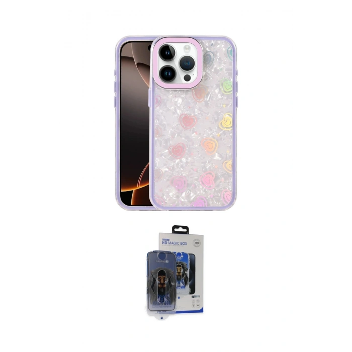 MARSİLYAN™- iPhone 15 Pro Max Kılıf Odak Prime - Siyah Vanessa Magic Cam
