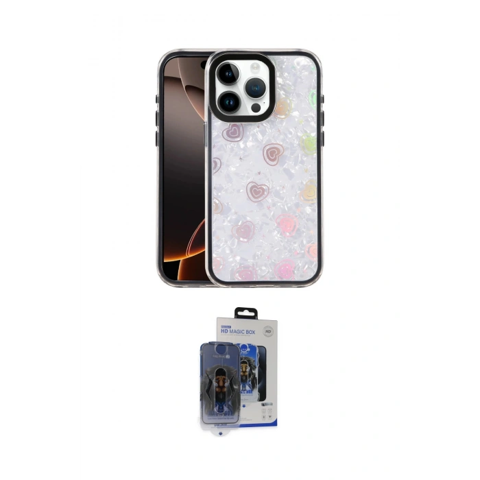 MARSİLYAN™- iPhone 15 Pro Max Kılıf Odak Prime - Siyah Vanessa Magic Cam