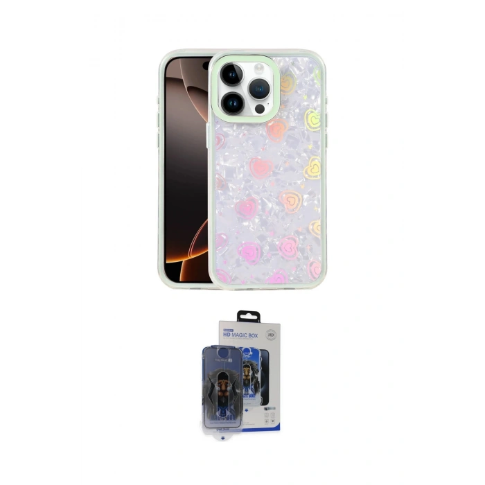 MARSİLYAN™- iPhone 15 Pro Max Kılıf Odak Prime - Siyah Vanessa Magic Cam