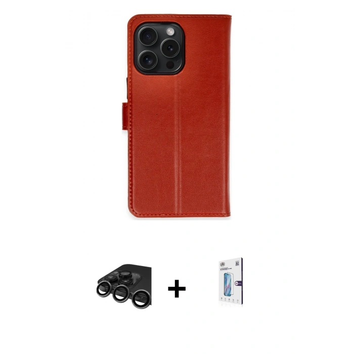 MARSİLYAN™- iPhone 15 Pro Max Kılıf Siluet Işık Serisi - Siyah Bilvis 0.18mm Plus Cam Ekran Koruyucu + Raze Metal Kamera Lens - TMGI
