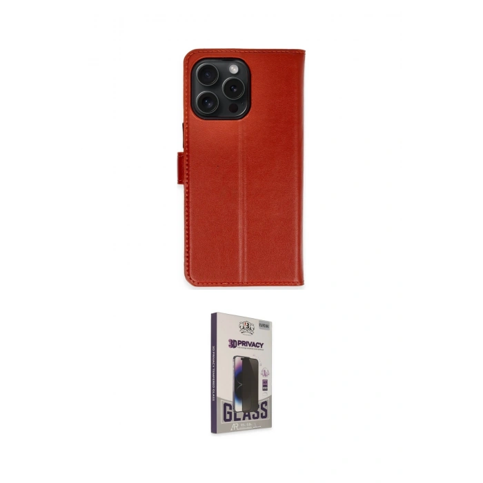 MARSİLYAN™- iPhone 15 Pro Max Kılıf Siluet Işık Serisi - Siyah Bilvis Hayalet Cam Ekran Koruyucu