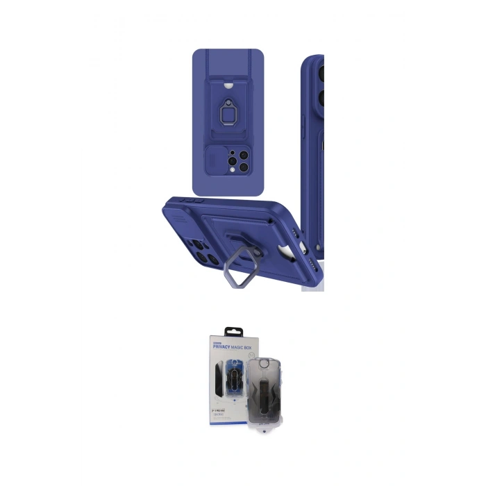 MARSİLYAN™- iPhone 15 Pro Max Kılıf Vadi Form Prime - Siyah Vanessa Magic Hayalet Cam