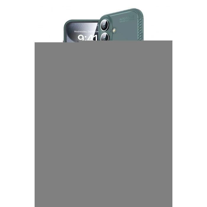 MARSİLYAN™- iPhone 16 Kılıf Eksen Form Prime - Siyah Bilvis 5in1 5D Magic Hayalet Cam Ekran Koruyucu + PVD Metal Kamera Lens - YL